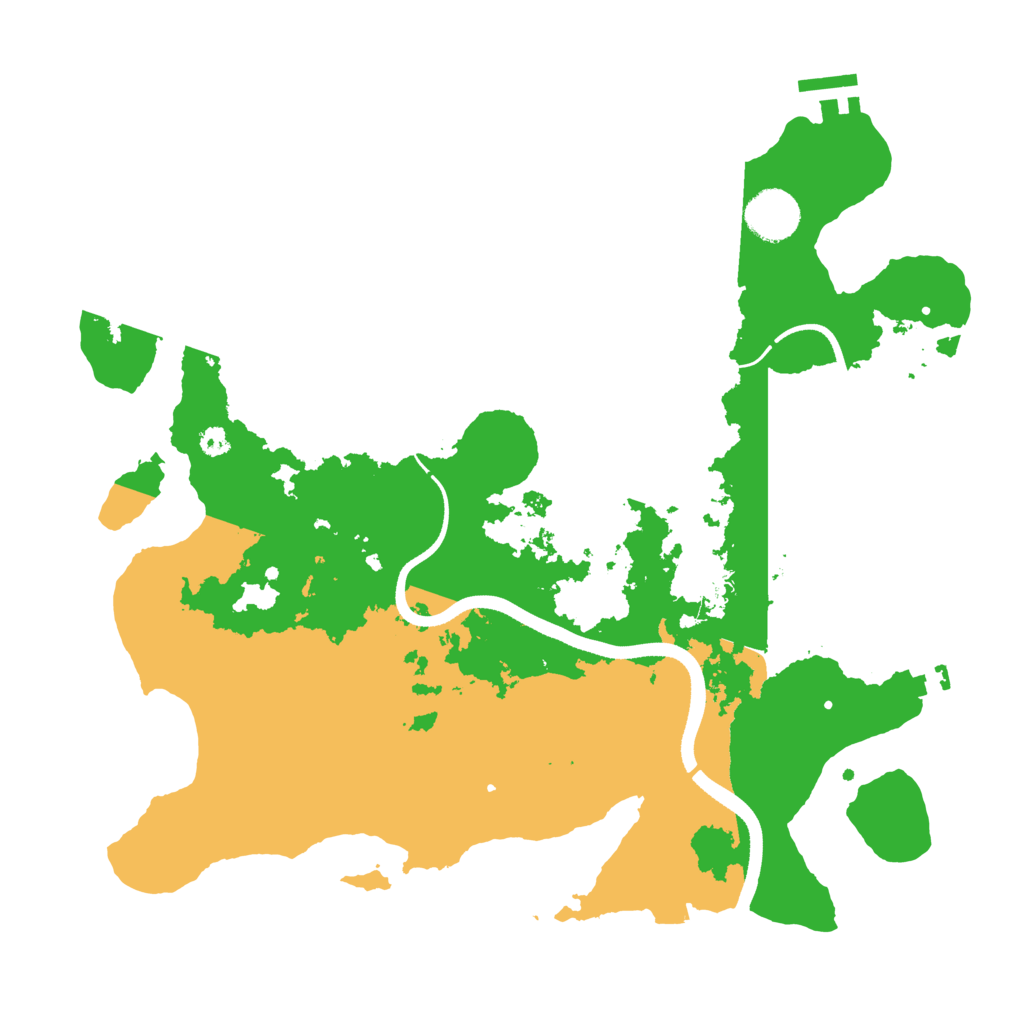 Biome Rust Map: Procedural Map, Size: 3500, Seed: 711927628