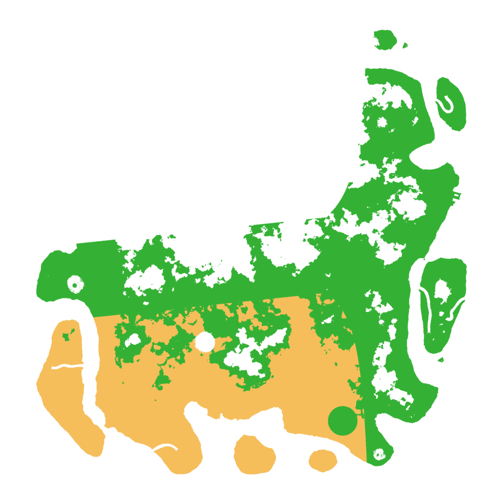 Biome Rust Map: Procedural Map, Size: 4500, Seed: 1182329065