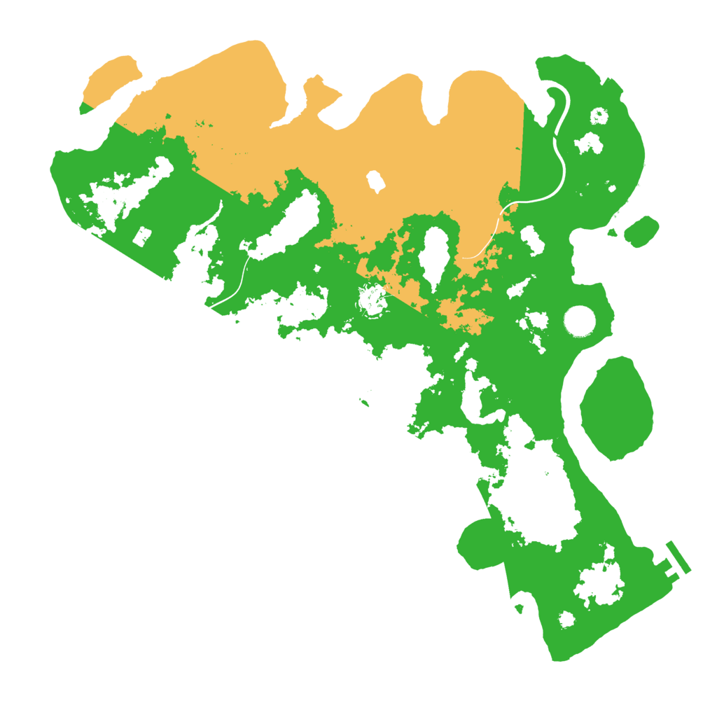 Biome Rust Map: Procedural Map, Size: 4000, Seed: 1926861808