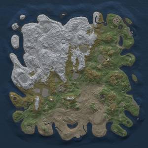 Thumbnail Rust Map: Procedural Map, Size: 4500, Seed: 1971334524, 19 Monuments