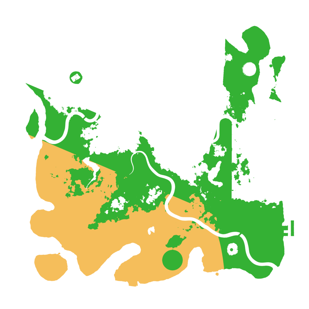 Biome Rust Map: Procedural Map, Size: 4000, Seed: 493154