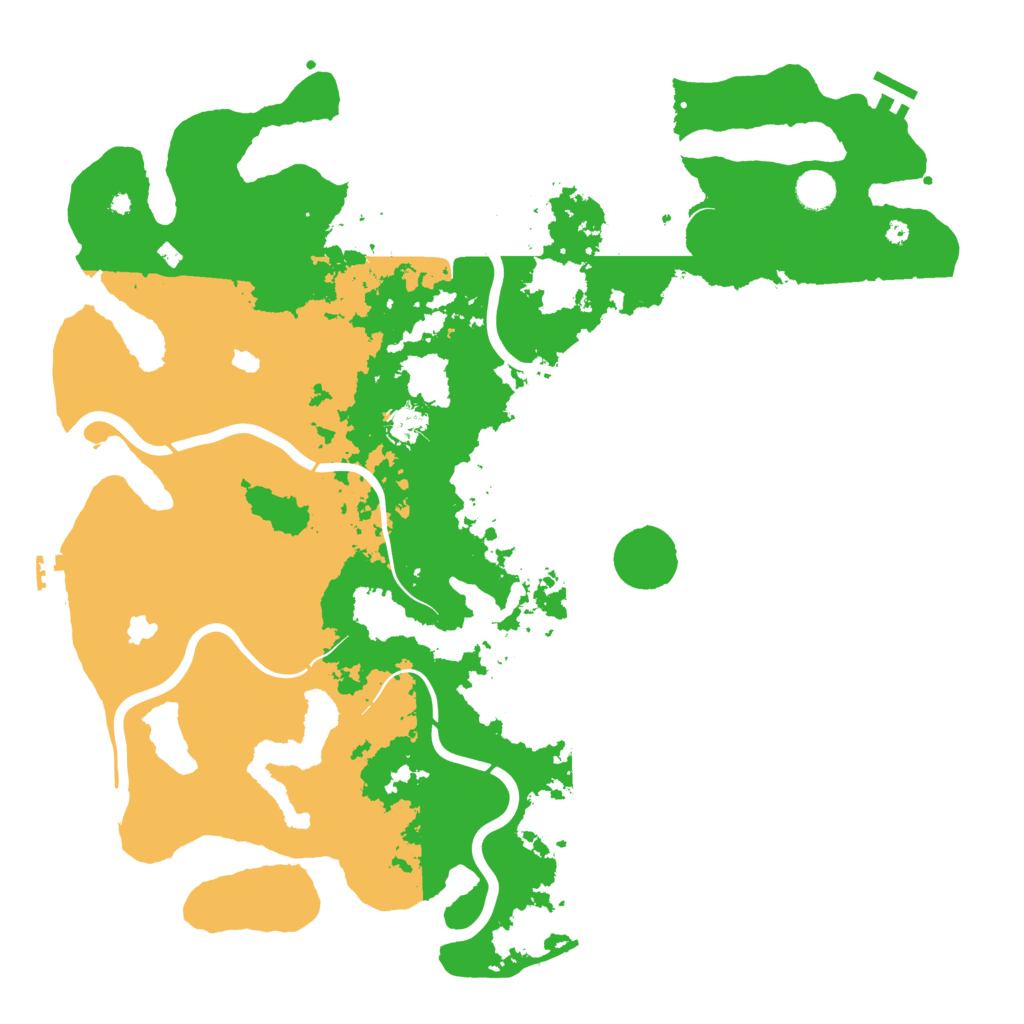 Biome Rust Map: Procedural Map, Size: 4500, Seed: 570004955