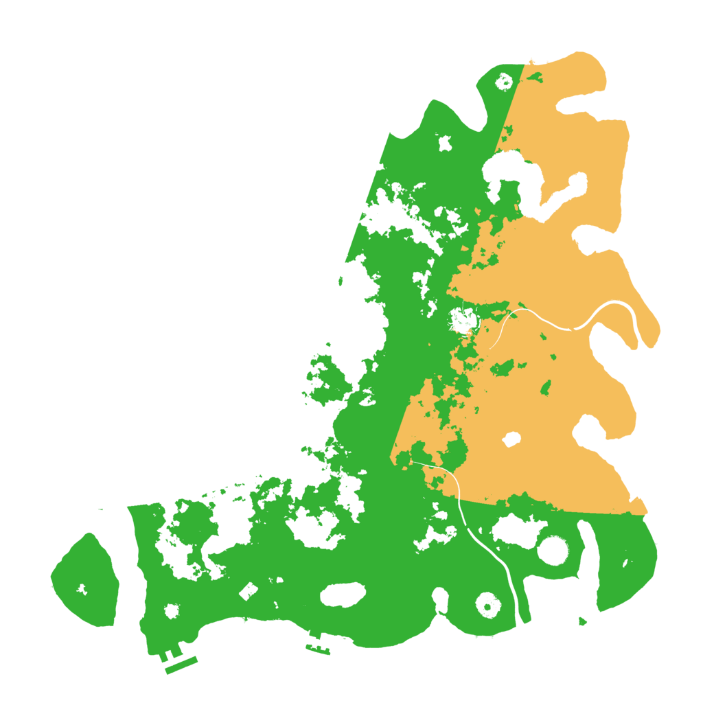 Biome Rust Map: Procedural Map, Size: 4250, Seed: 1053517694