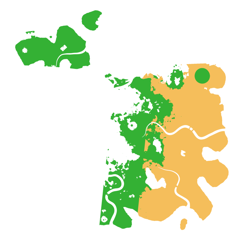 Biome Rust Map: Procedural Map, Size: 4250, Seed: 598958629