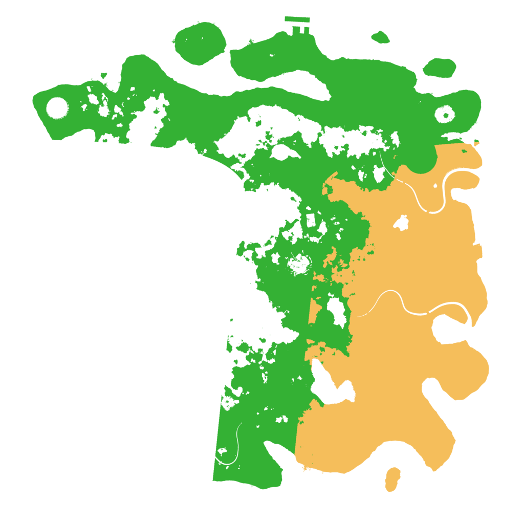 Biome Rust Map: Procedural Map, Size: 4250, Seed: 598958629