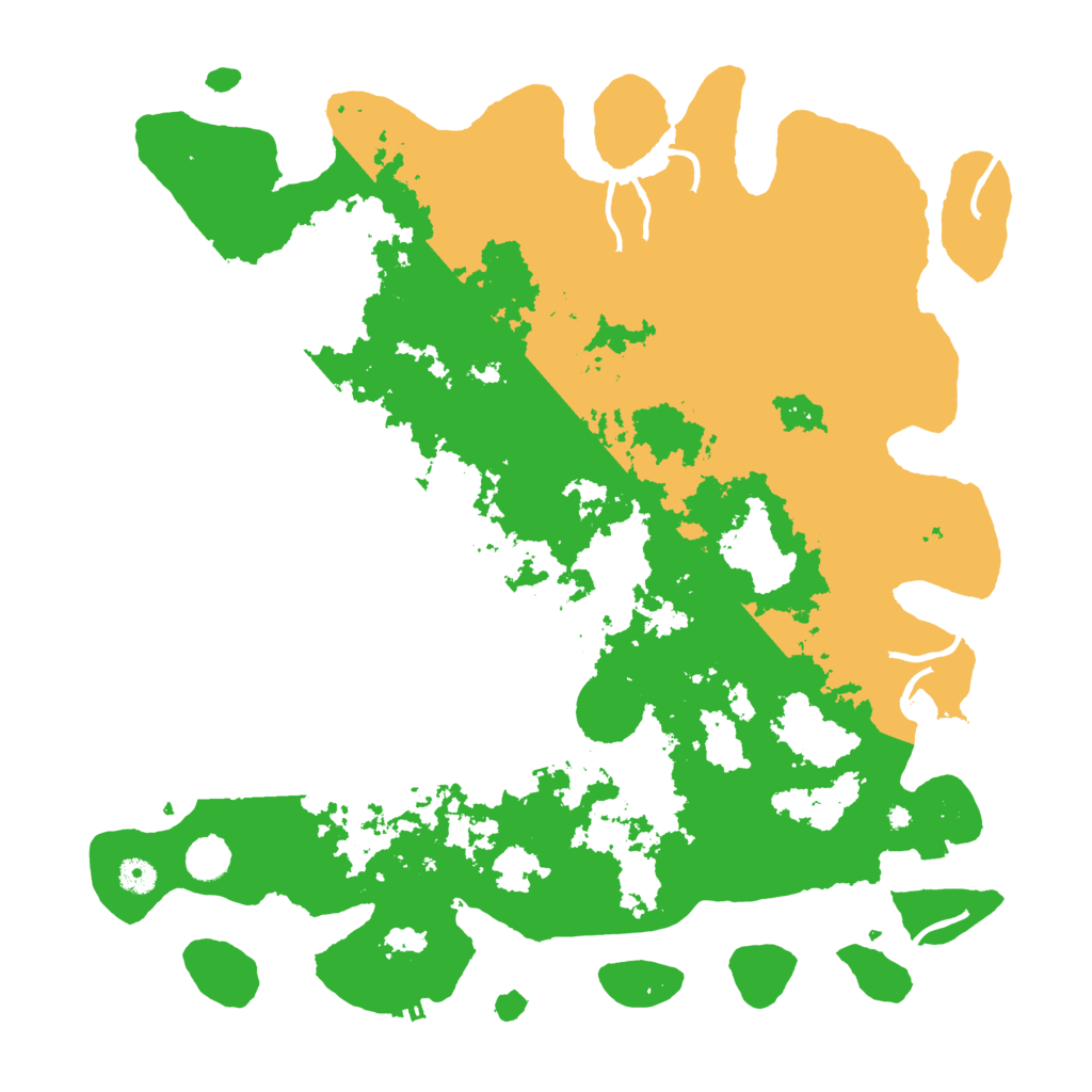 Biome Rust Map: Procedural Map, Size: 4500, Seed: 2078056923