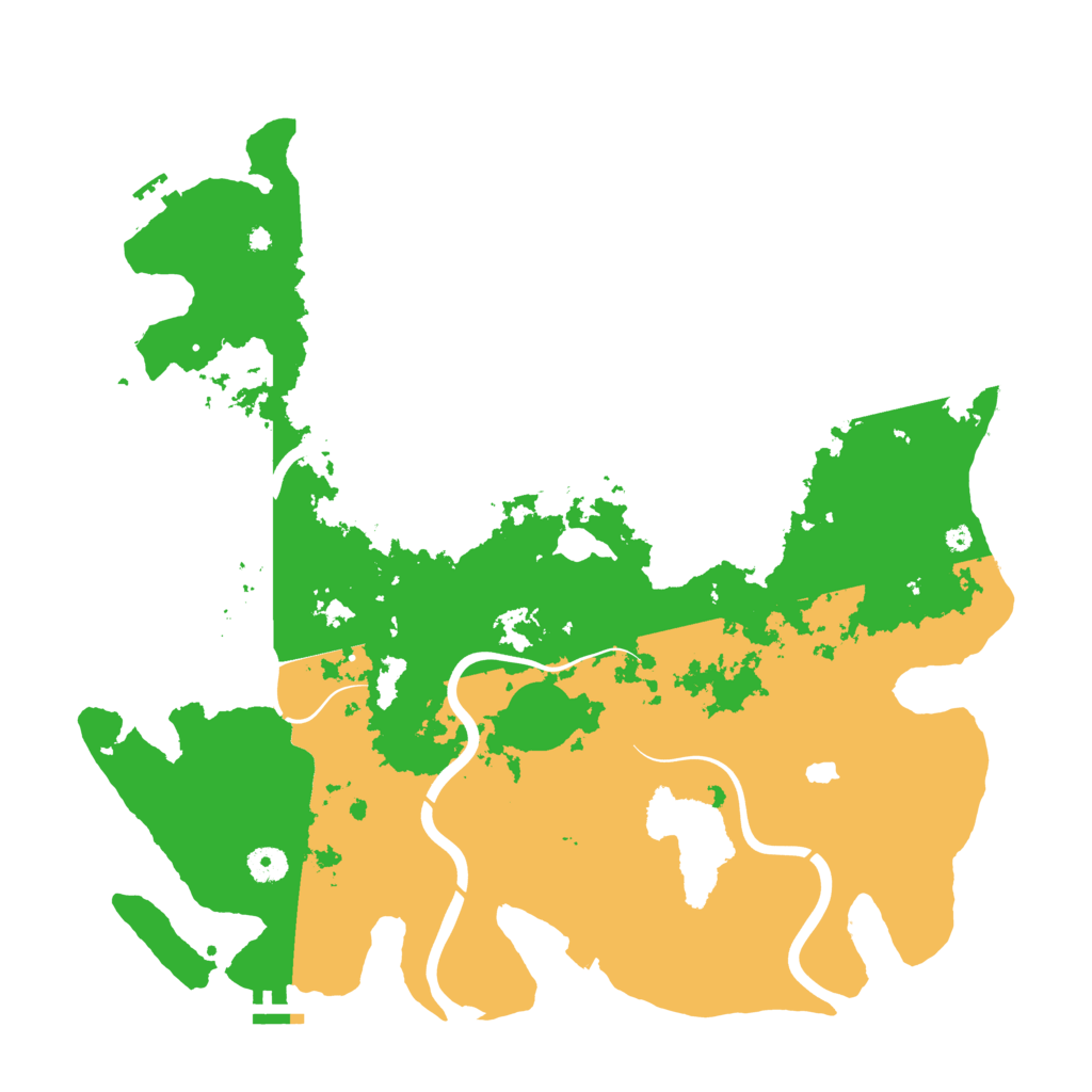 Biome Rust Map: Procedural Map, Size: 4300, Seed: 51482870