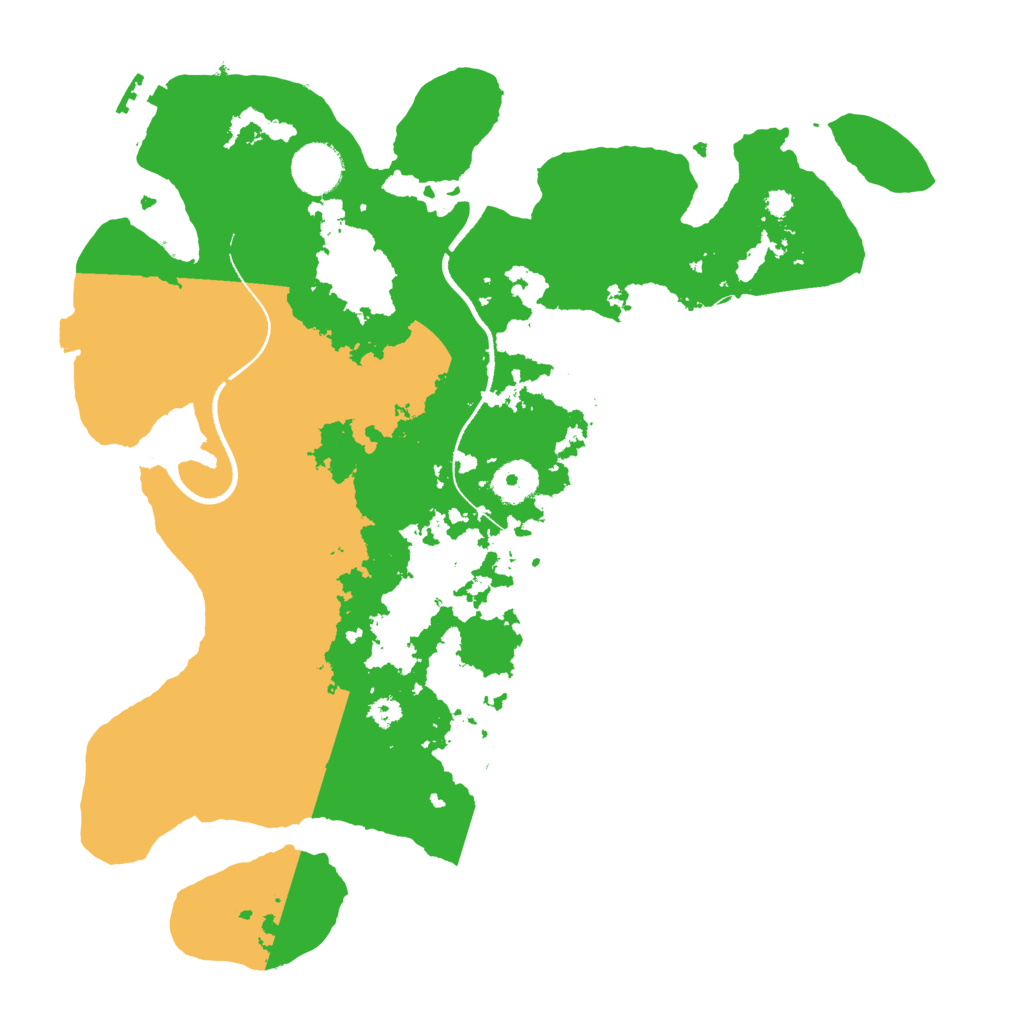 Biome Rust Map: Procedural Map, Size: 3500, Seed: 1586487629