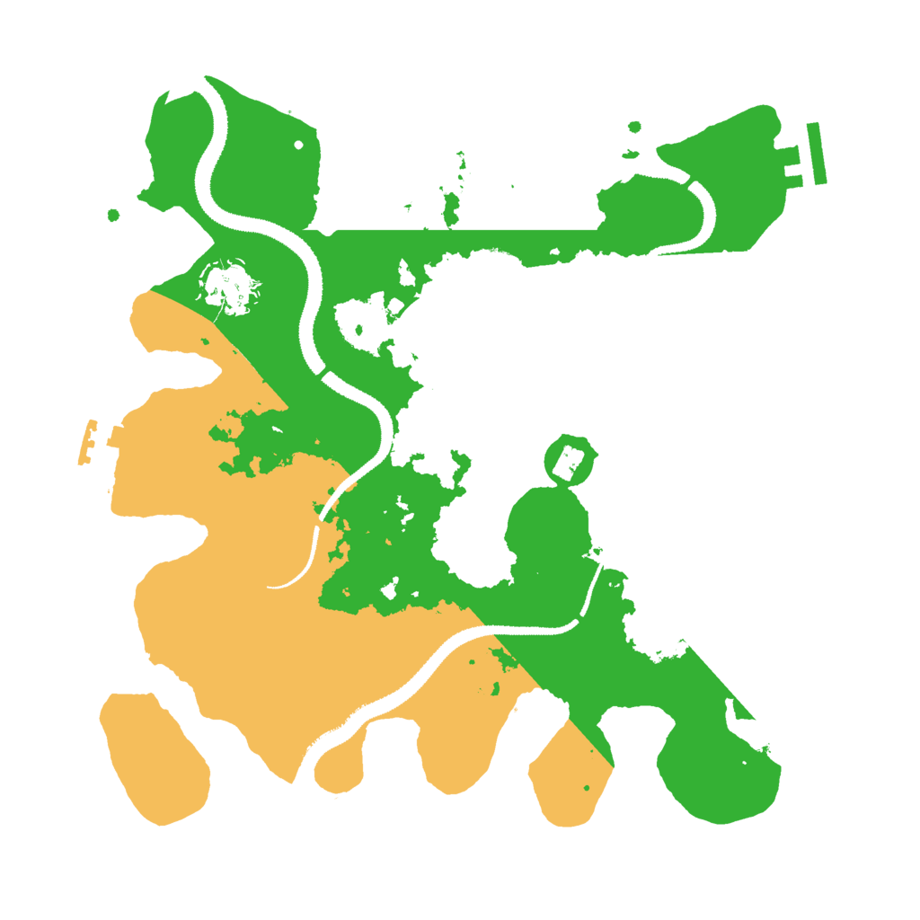 Biome Rust Map: Procedural Map, Size: 3000, Seed: 1656249815