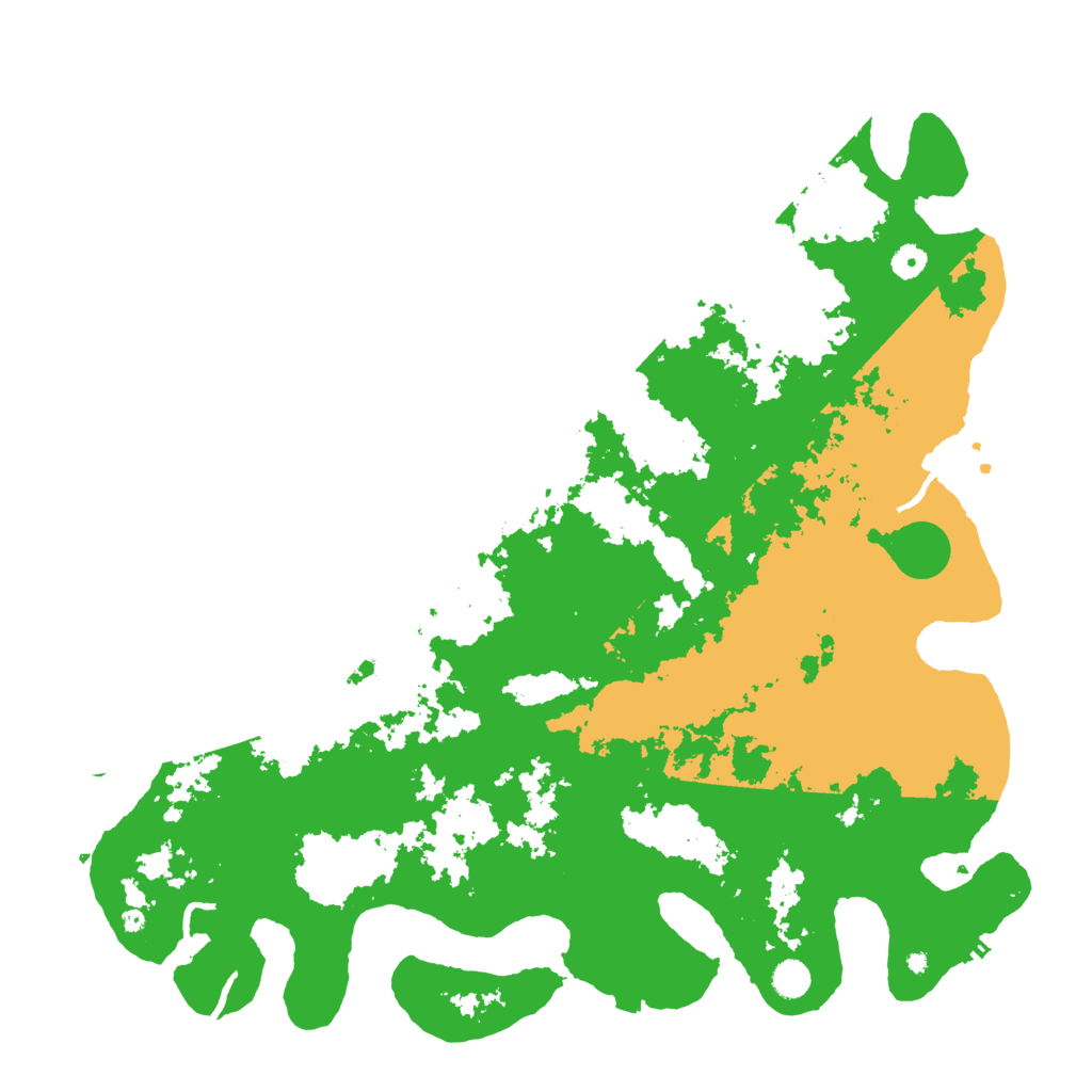 Biome Rust Map: Procedural Map, Size: 5000, Seed: 31156143