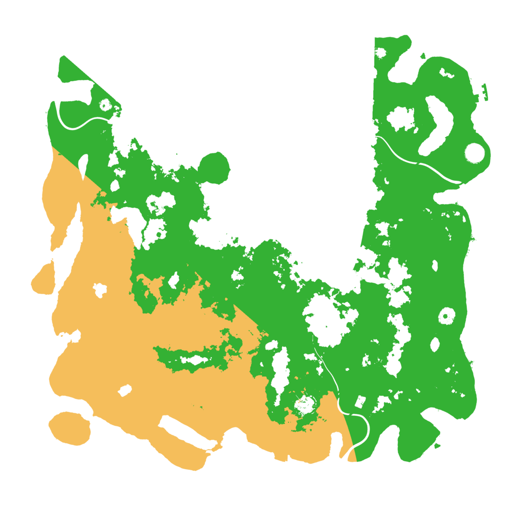 Biome Rust Map: Procedural Map, Size: 4500, Seed: 1347978032