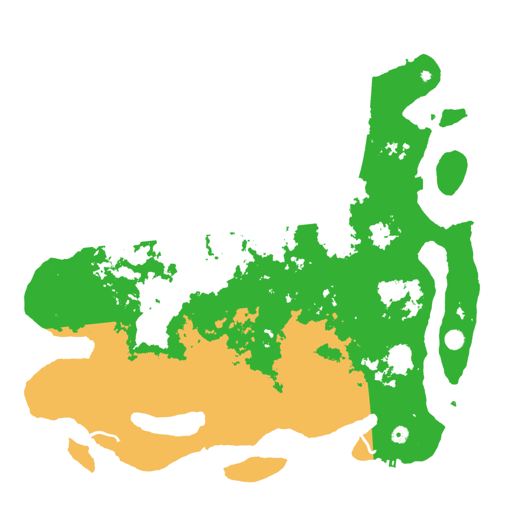 Biome Rust Map: Procedural Map, Size: 4500, Seed: 365058766