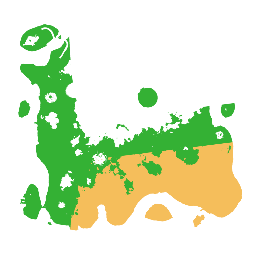 Biome Rust Map: Procedural Map, Size: 3500, Seed: 2076302258