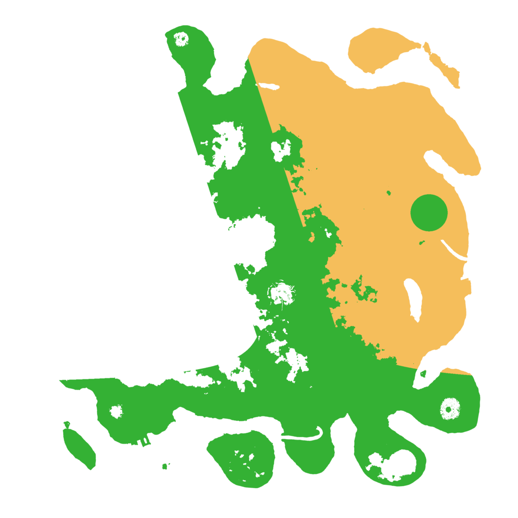 Biome Rust Map: Procedural Map, Size: 3700, Seed: 8379580