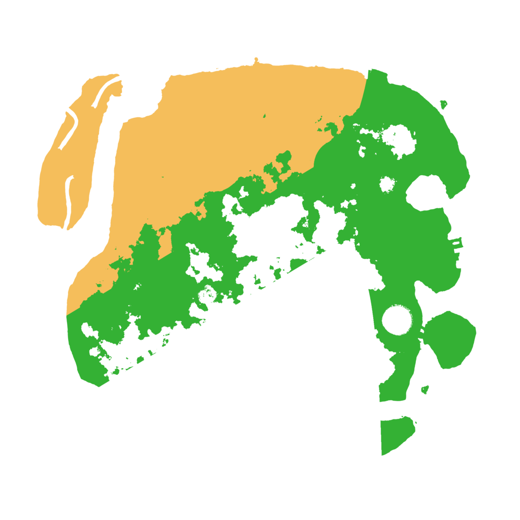 Biome Rust Map: Procedural Map, Size: 3100, Seed: 640950115