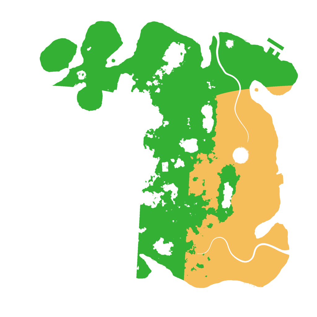 Biome Rust Map: Procedural Map, Size: 3500, Seed: 178122030