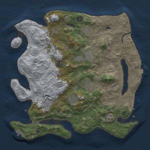 Thumbnail Rust Map: Procedural Map, Size: 3738, Seed: 1441133105, 18 Monuments