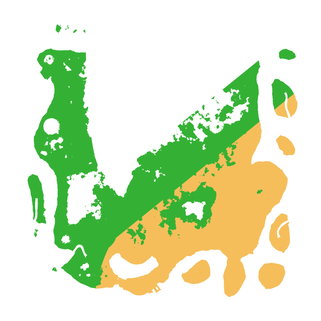 Biome Rust Map: Procedural Map, Size: 3500, Seed: 1233645220