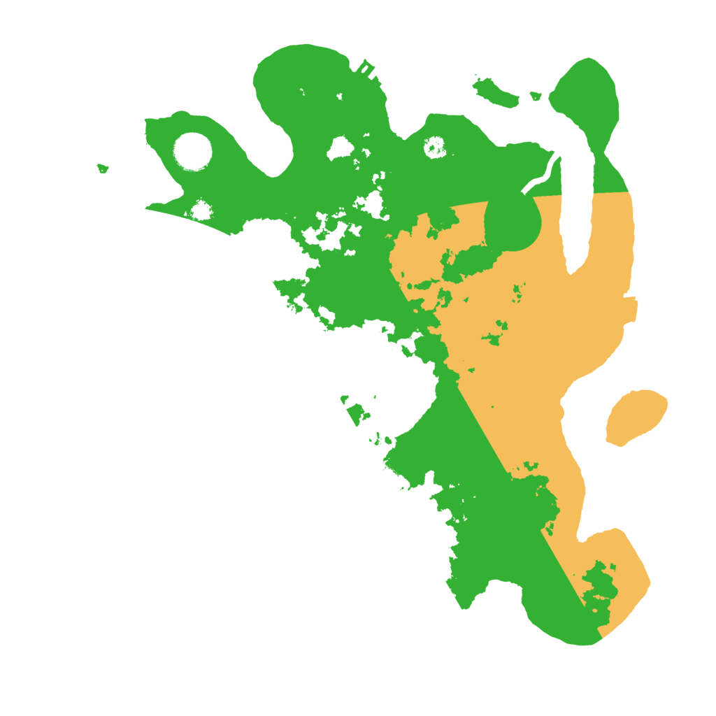 Biome Rust Map: Procedural Map, Size: 3300, Seed: 1646817384