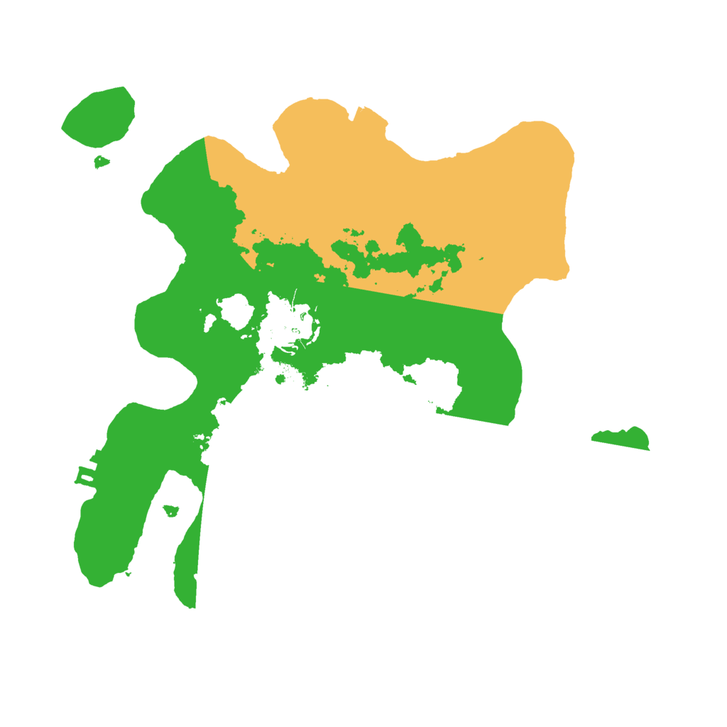 Biome Rust Map: Procedural Map, Size: 2500, Seed: 702850386