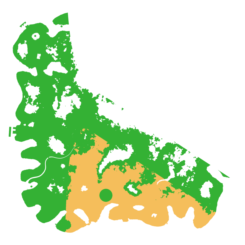 Biome Rust Map: Procedural Map, Size: 5000, Seed: 7655