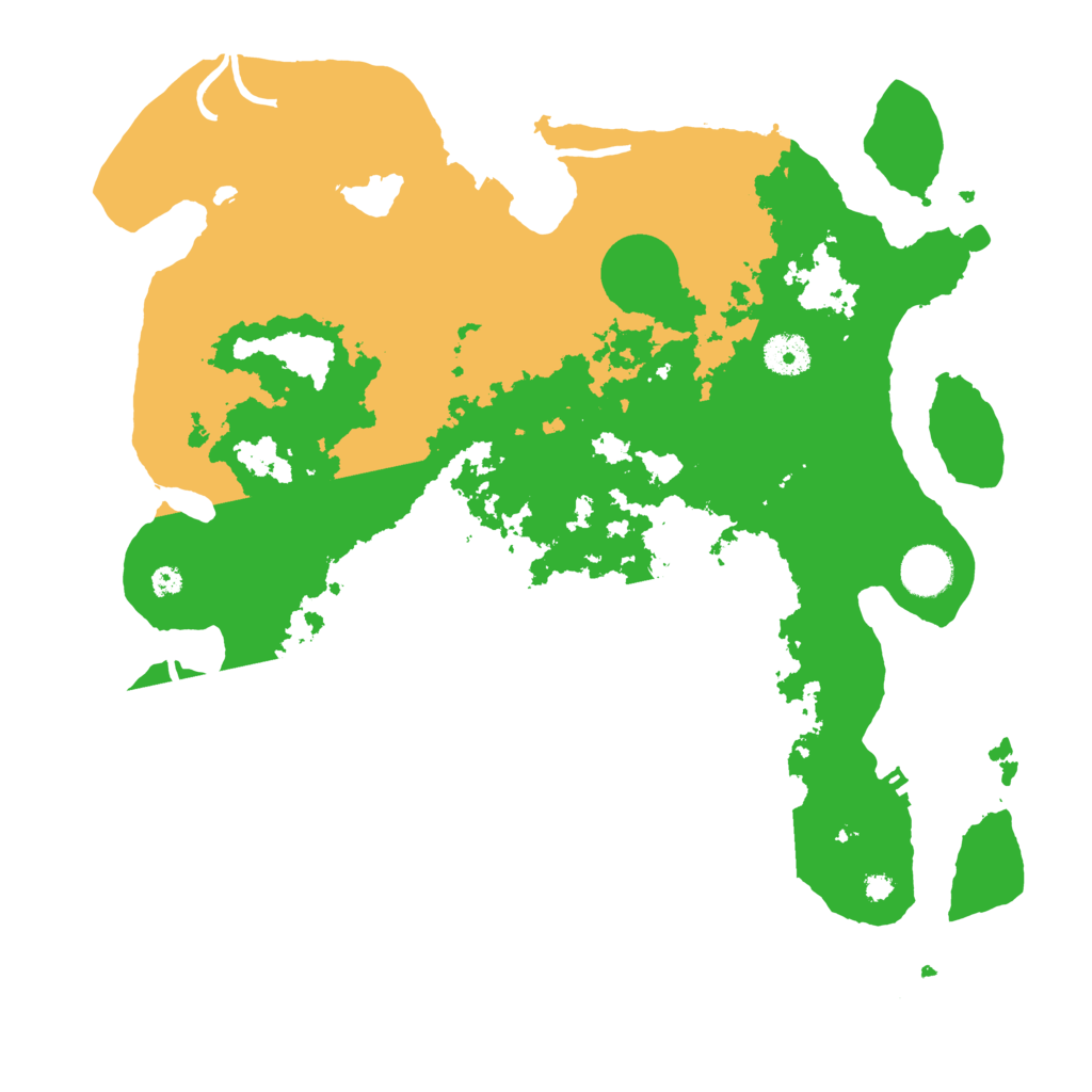 Biome Rust Map: Procedural Map, Size: 3700, Seed: 170763265