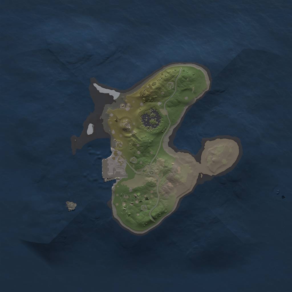 Rust Map: Procedural Map, Size: 1500, Seed: 451470088, 3 Monuments