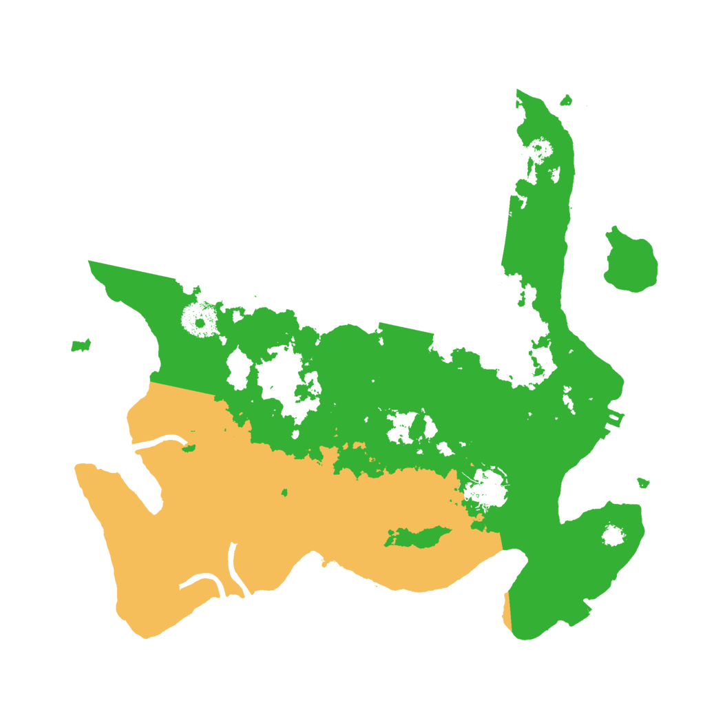 Biome Rust Map: Procedural Map, Size: 3000, Seed: 547594574