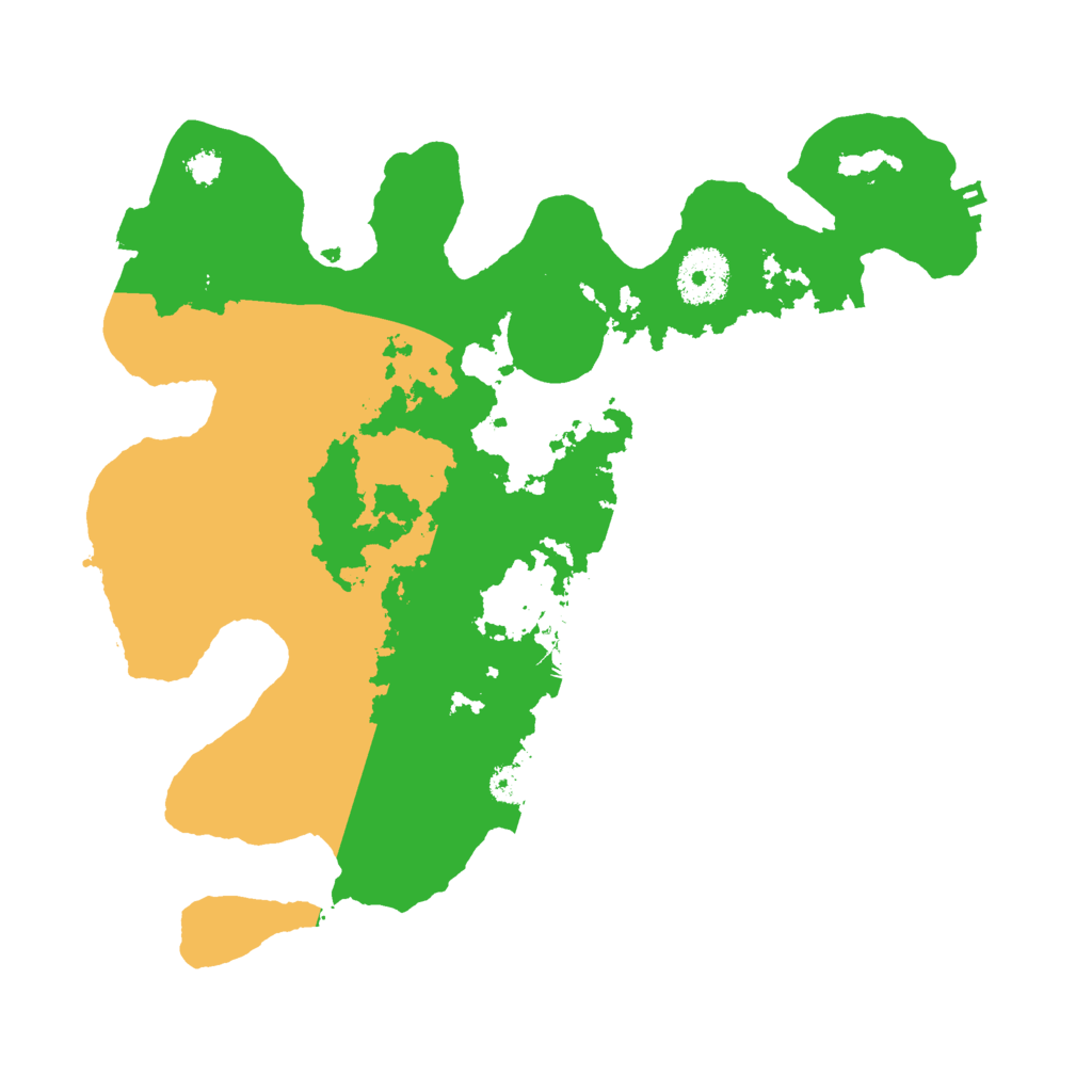 Biome Rust Map: Procedural Map, Size: 3000, Seed: 34534511