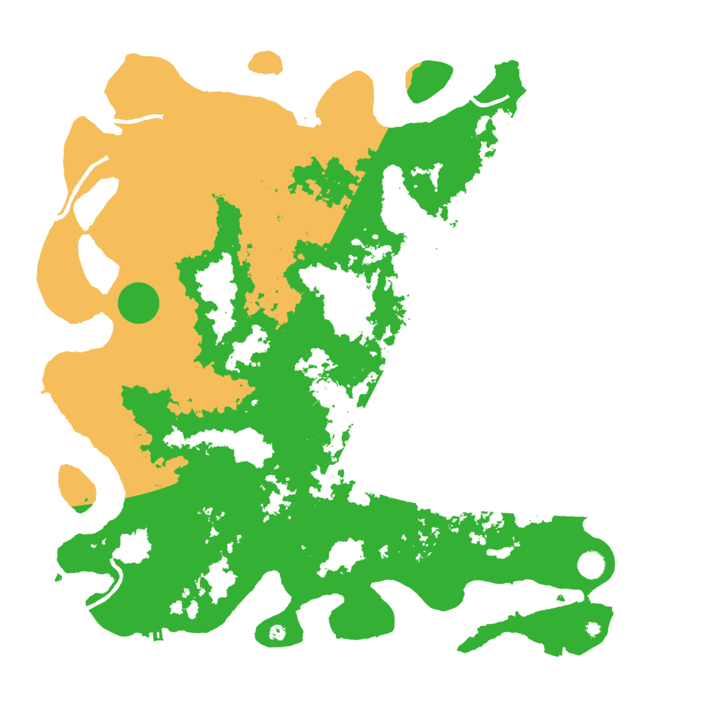 Biome Rust Map: Procedural Map, Size: 4500, Seed: 1841779696