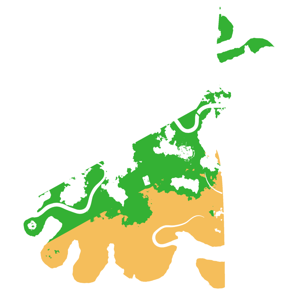 Biome Rust Map: Procedural Map, Size: 3500, Seed: 481586162