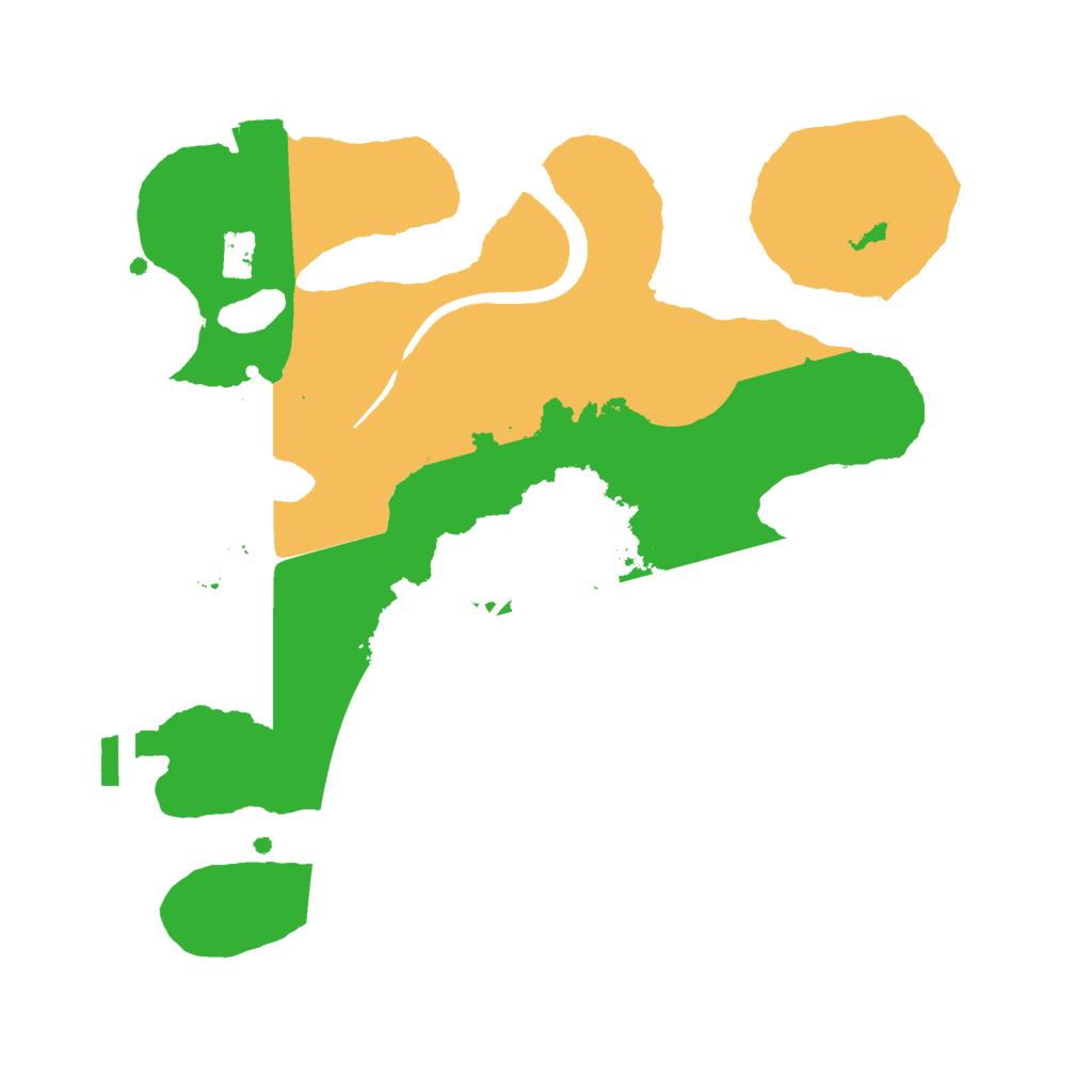 Biome Rust Map: Procedural Map, Size: 2500, Seed: 1734289742