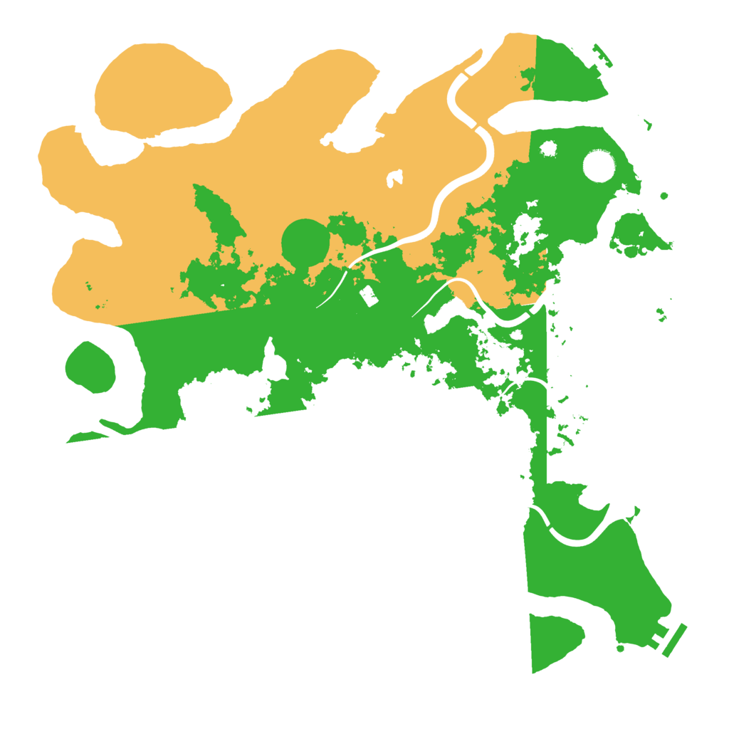 Biome Rust Map: Procedural Map, Size: 4000, Seed: 1282570148