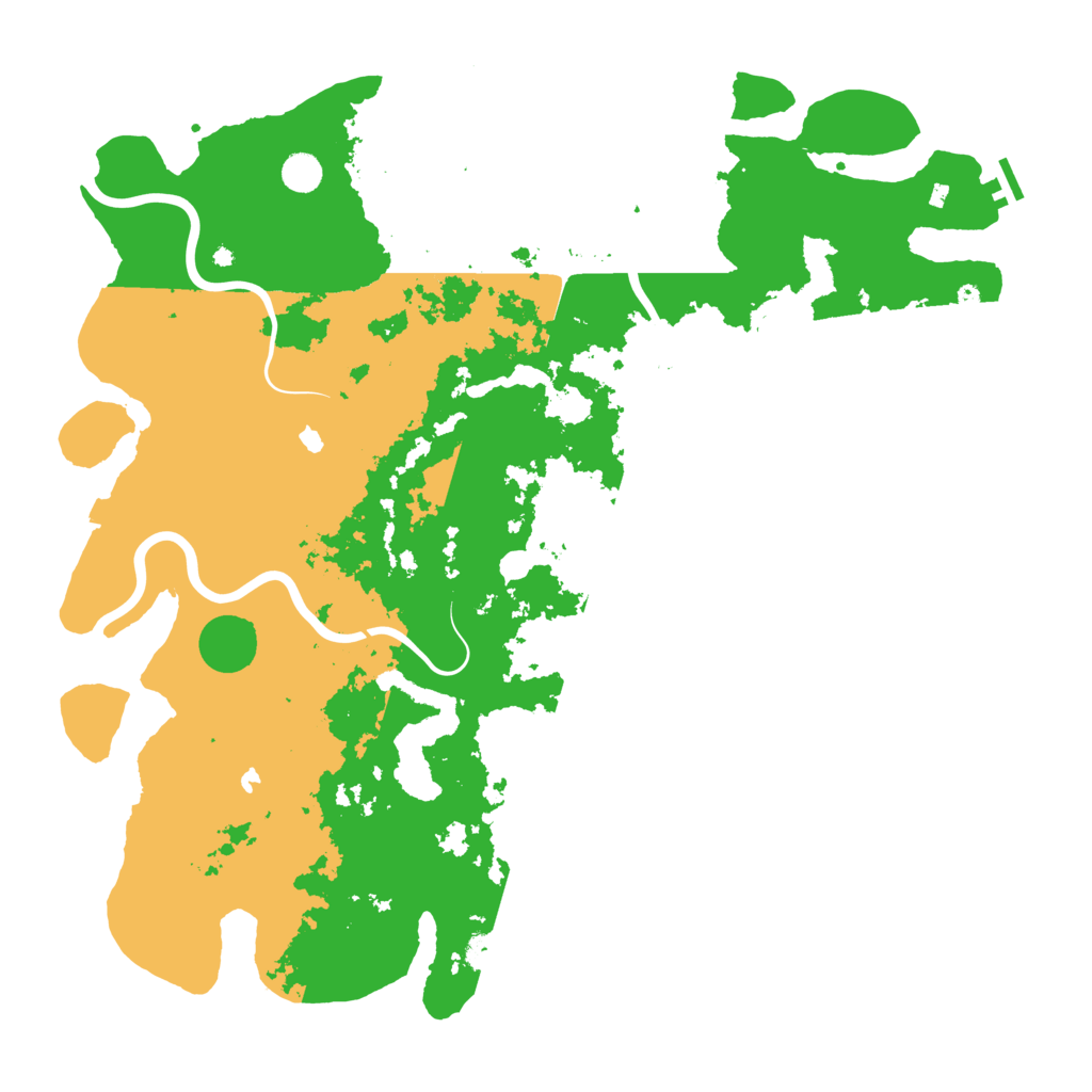 Biome Rust Map: Procedural Map, Size: 5000, Seed: 199756729