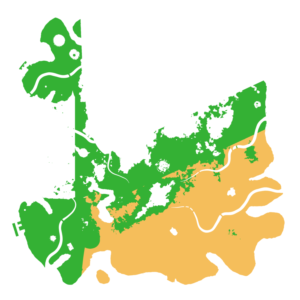 Biome Rust Map: Procedural Map, Size: 4500, Seed: 2026569506