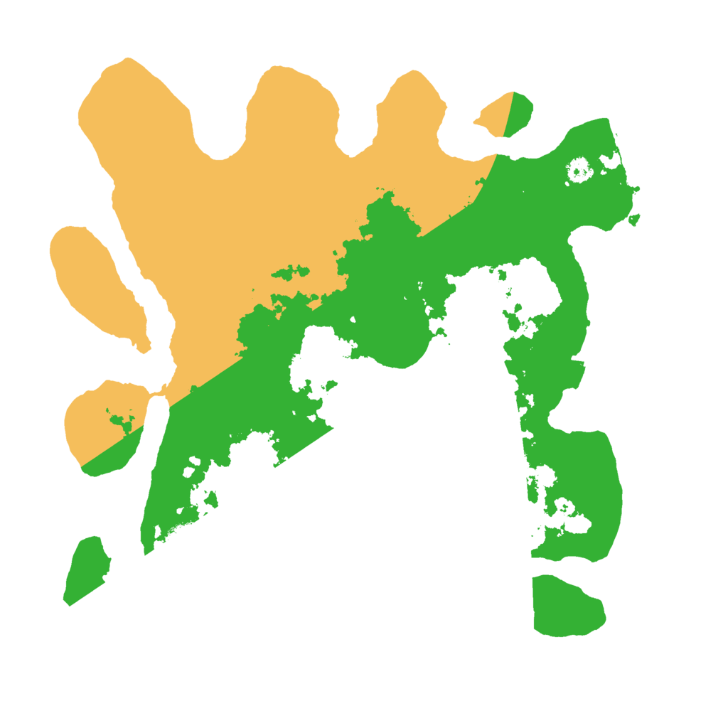 Biome Rust Map: Procedural Map, Size: 3000, Seed: 30825