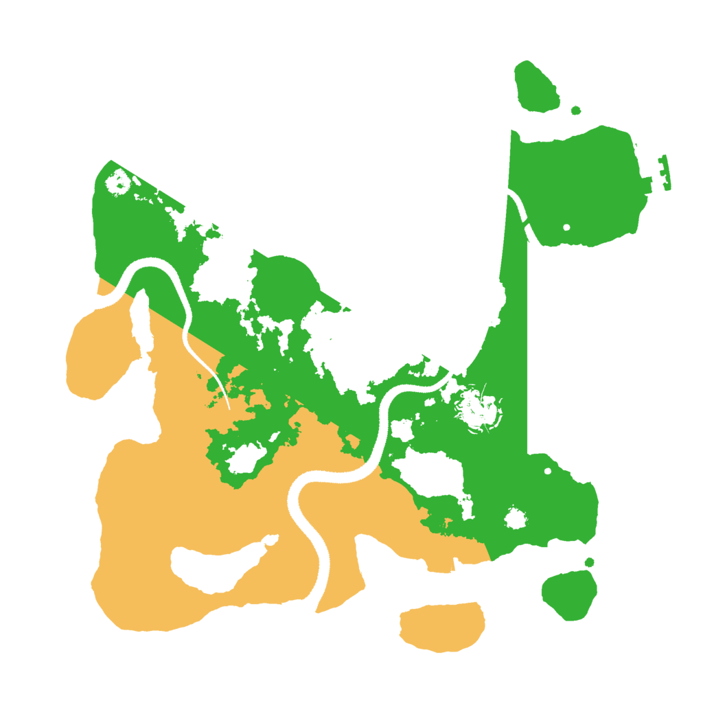 Biome Rust Map: Procedural Map, Size: 3000, Seed: 605374846