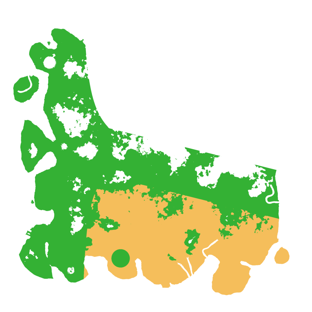 Biome Rust Map: Procedural Map, Size: 4500, Seed: 678551222