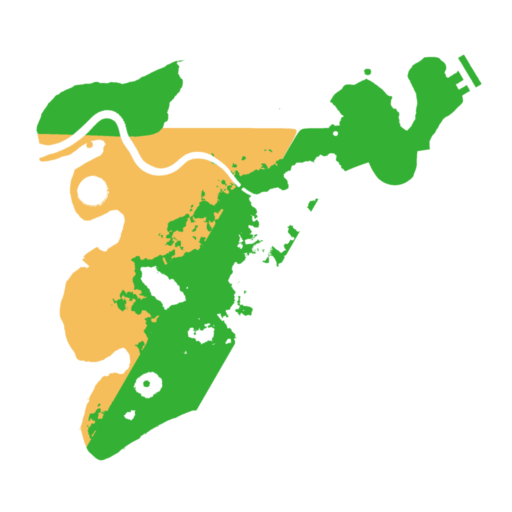 Biome Rust Map: Procedural Map, Size: 3000, Seed: 1097836