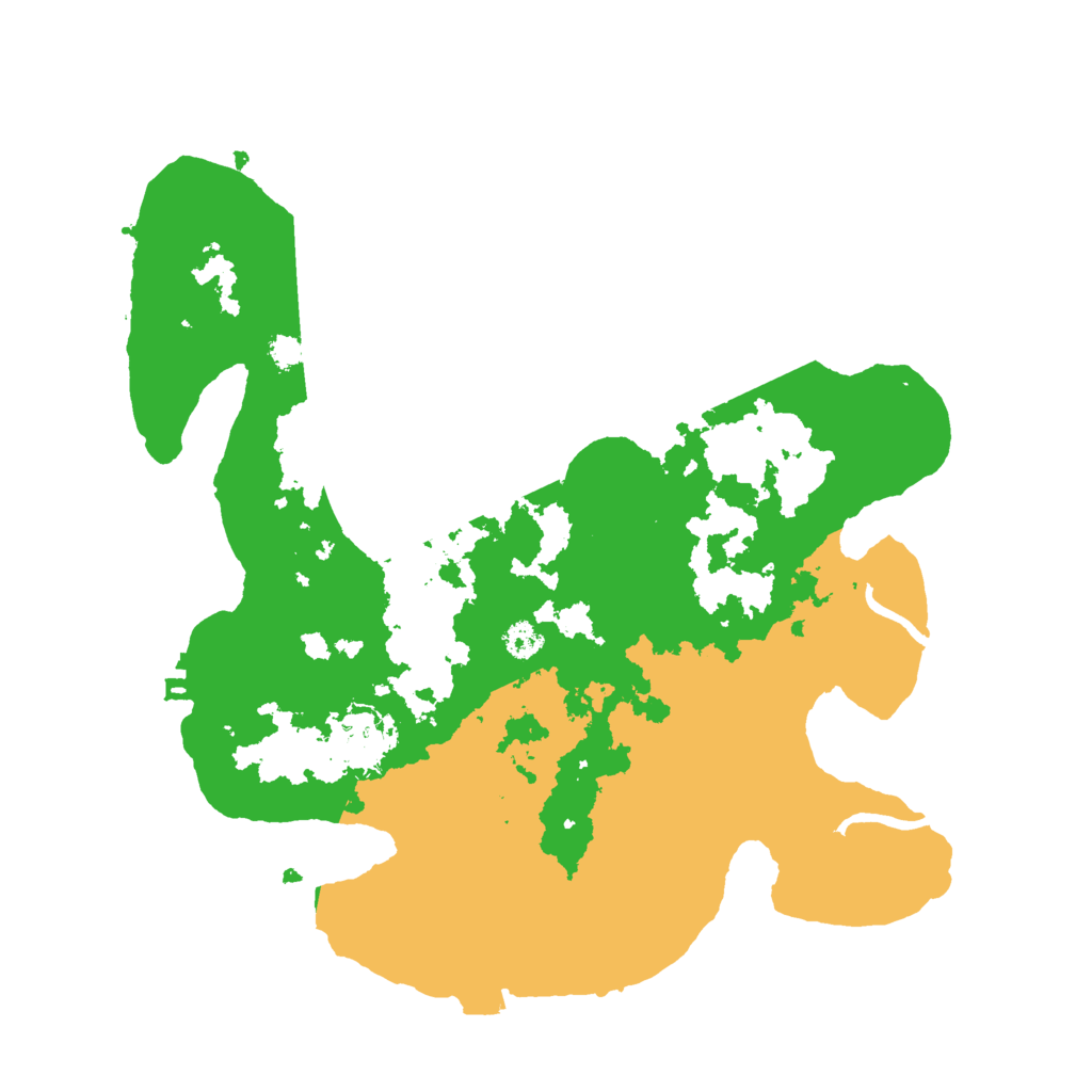 Biome Rust Map: Procedural Map, Size: 3000, Seed: 497896948