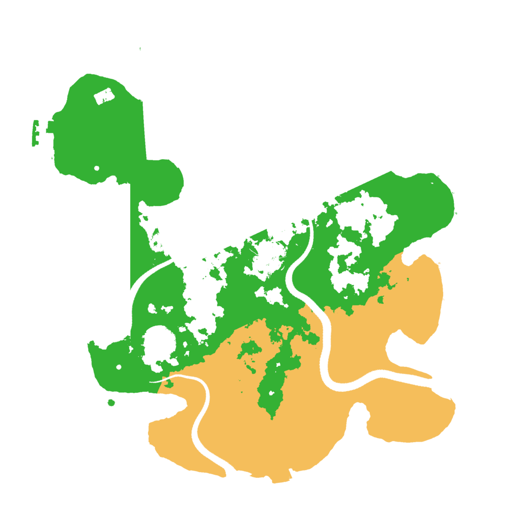 Biome Rust Map: Procedural Map, Size: 3000, Seed: 497896948