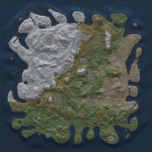 Thumbnail Rust Map: Procedural Map, Size: 4500, Seed: 261745467, 19 Monuments