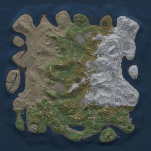 Thumbnail Rust Map: Procedural Map, Size: 4250, Seed: 187964554, 18 Monuments