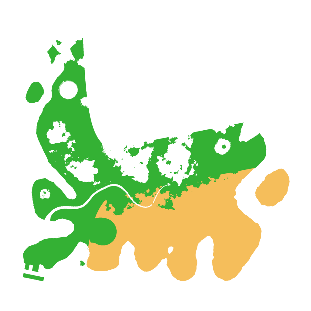 Biome Rust Map: Procedural Map, Size: 3000, Seed: 13712