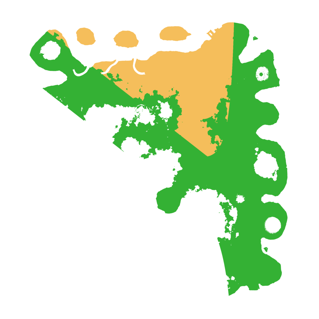 Biome Rust Map: Procedural Map, Size: 3500, Seed: 120693244