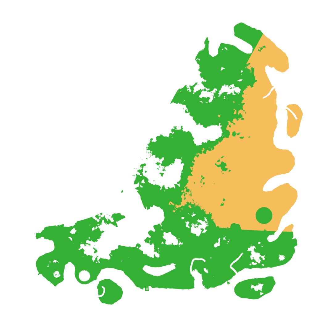 Biome Rust Map: Procedural Map, Size: 5000, Seed: 829473612