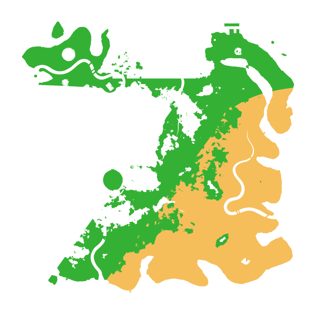 Biome Rust Map: Procedural Map, Size: 4250, Seed: 1087670485