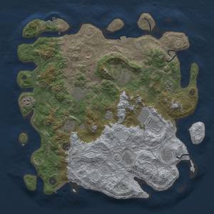 Thumbnail Rust Map: Procedural Map, Size: 4250, Seed: 761567521, 19 Monuments