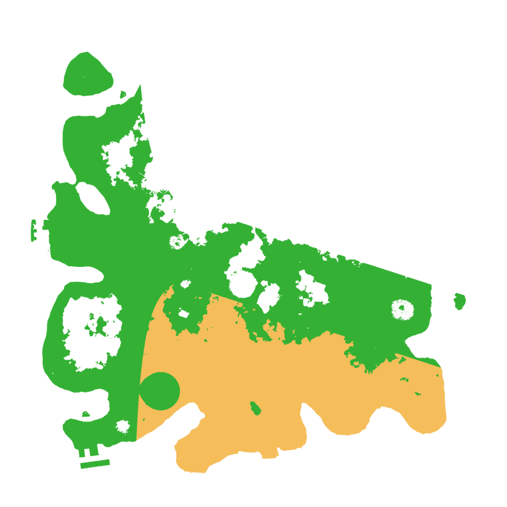 Biome Rust Map: Procedural Map, Size: 3500, Seed: 69515602
