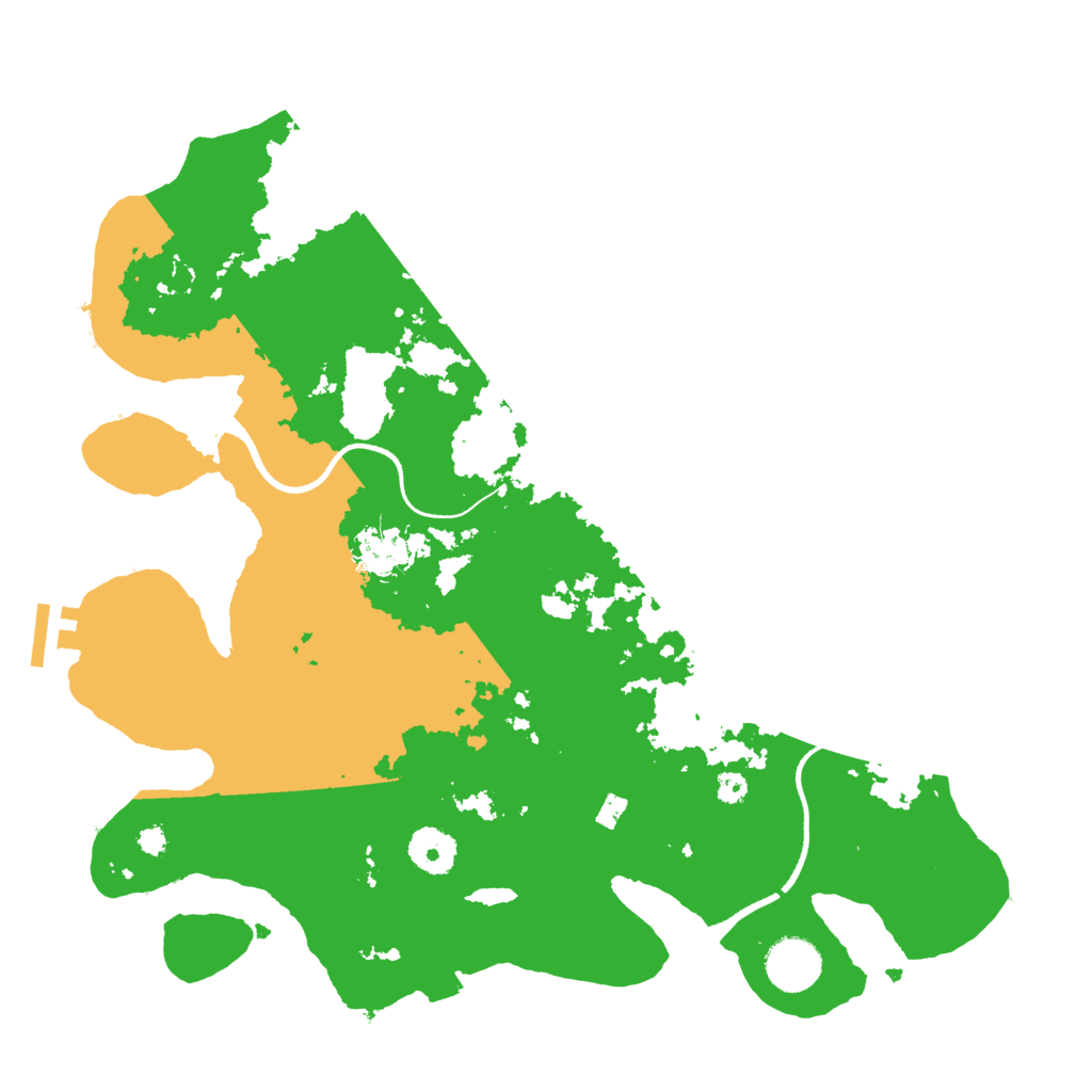 Biome Rust Map: Procedural Map, Size: 3500, Seed: 2096998129
